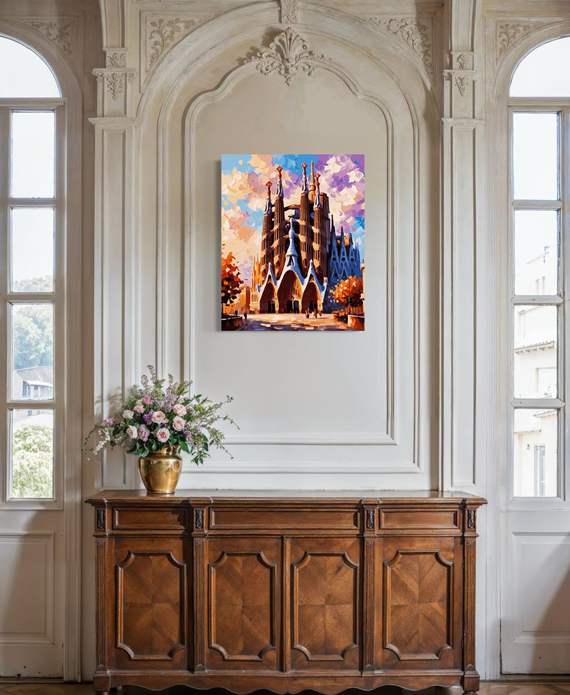 Set Pictură pe numere – Sagrada Familia 6354