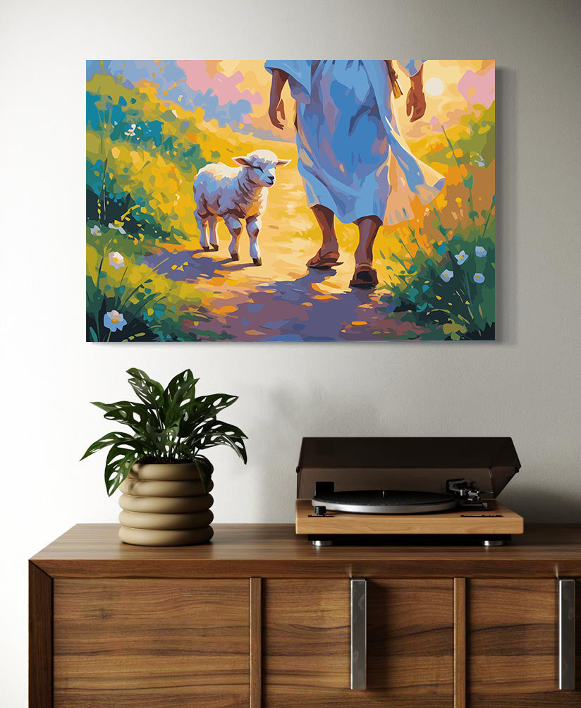 Set Pictură pe numere – Bunul Păstor 6358