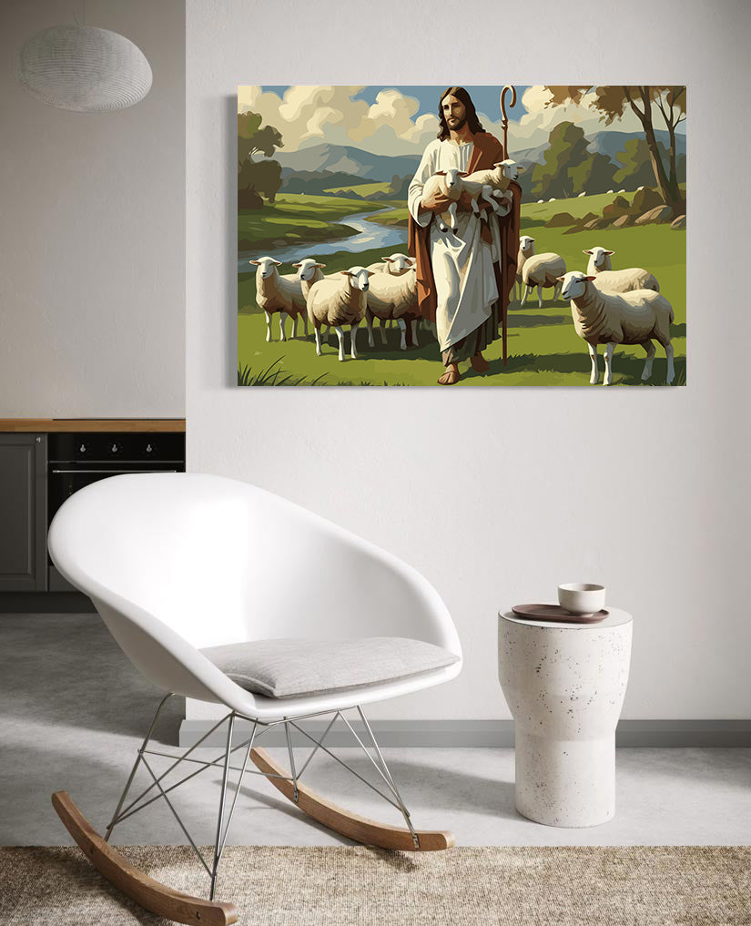 Set Pictură pe numere – Bunul Păstor 6366