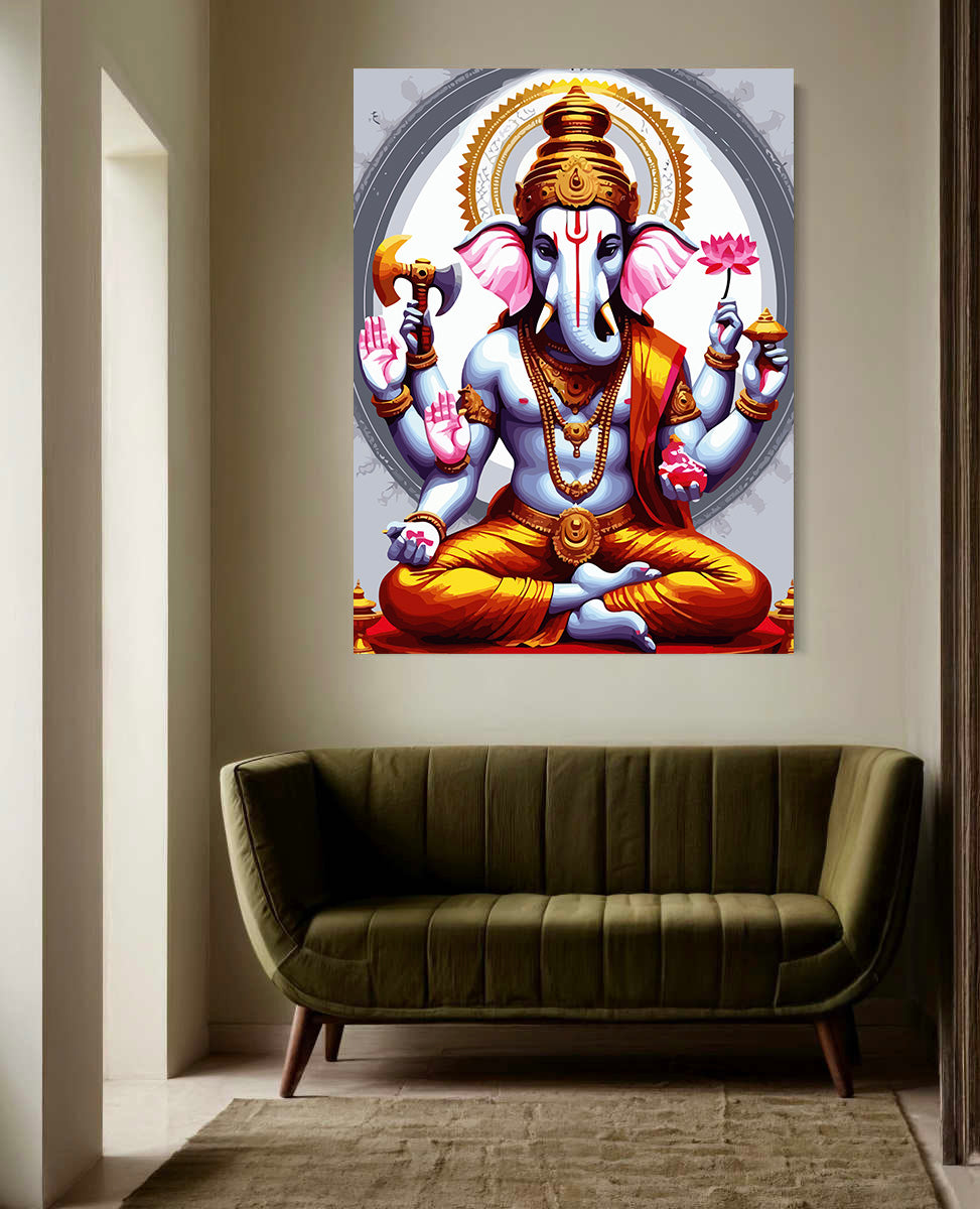 Set Pictură pe numere – Lordul Ganesha 6374