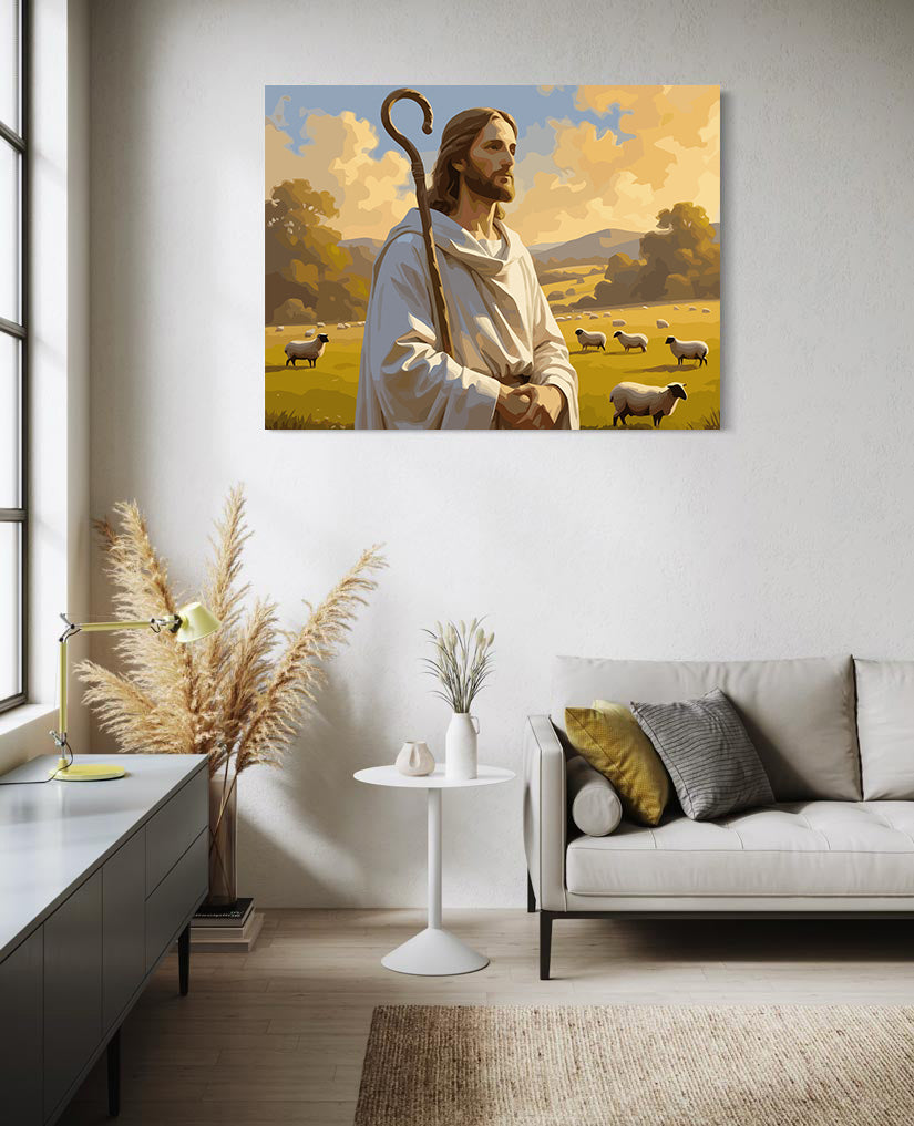 Set Pictură pe numere – Păstorul Cel Bun 6381