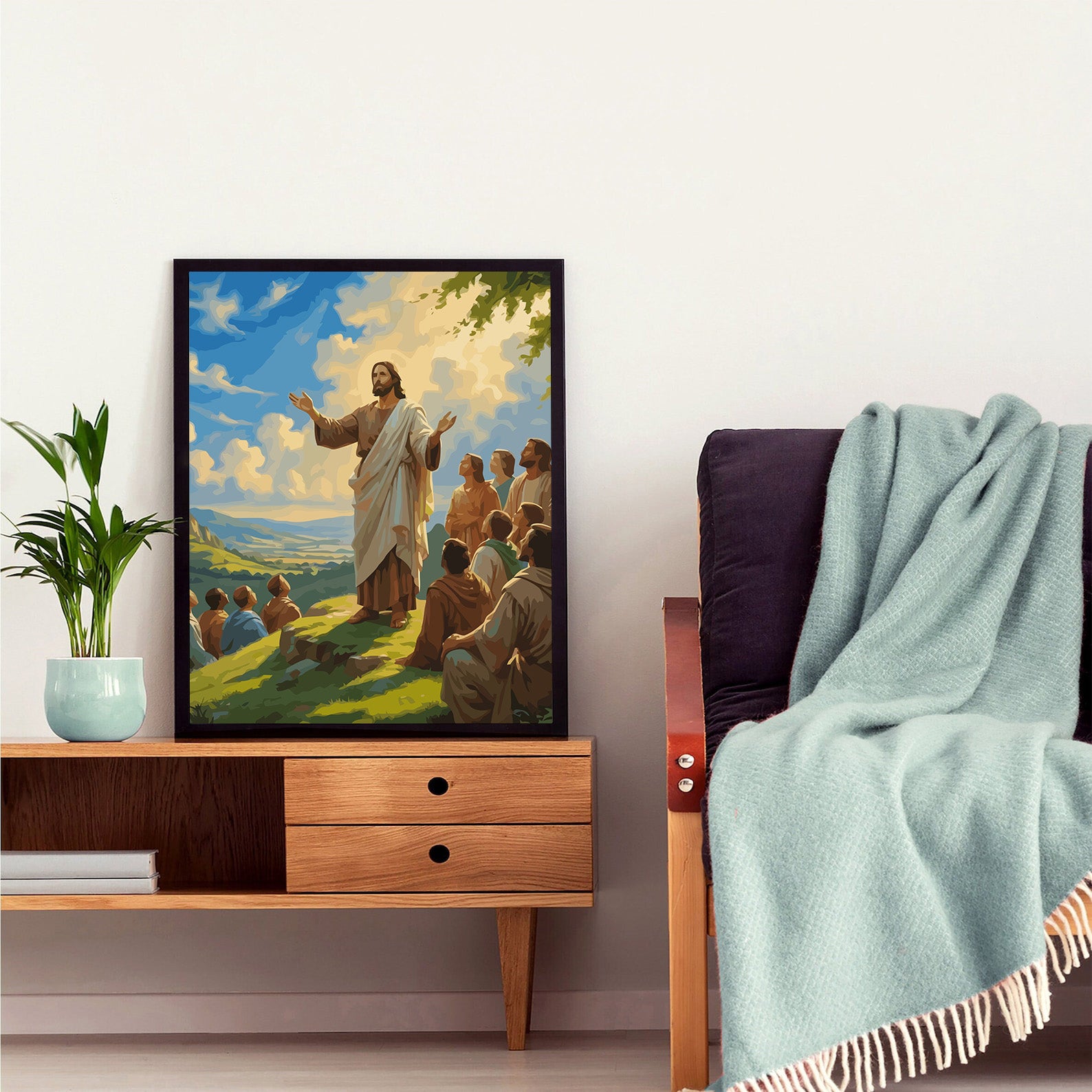 Set Pictură pe numere – Predica De Pe Munte 6387