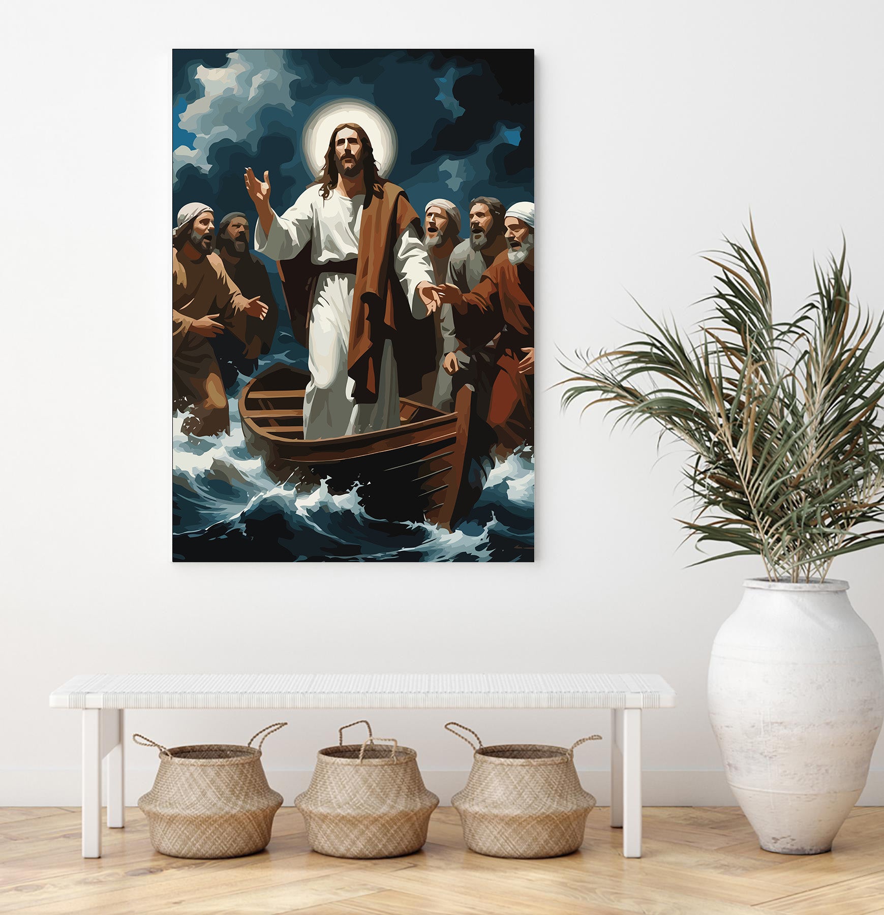 Set Pictură pe numere – Puterea Divină Asupra Naturii 6390