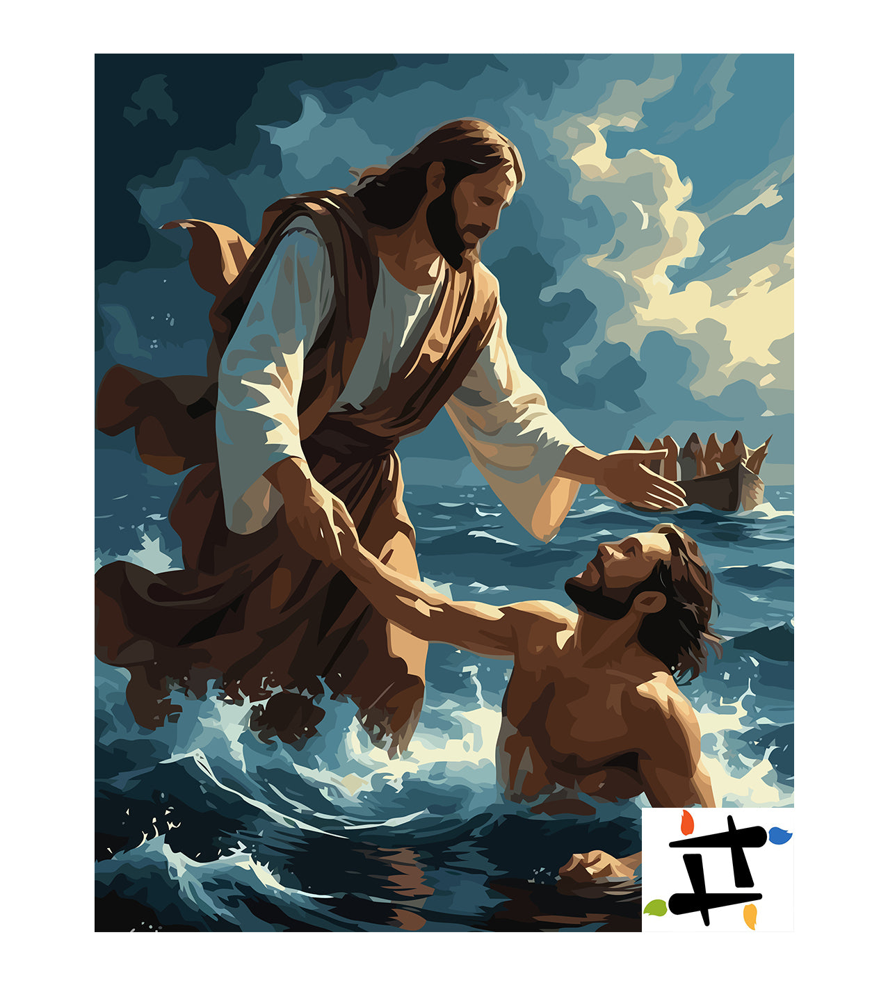 Set Pictură pe numere – Puterea Credinței 6399