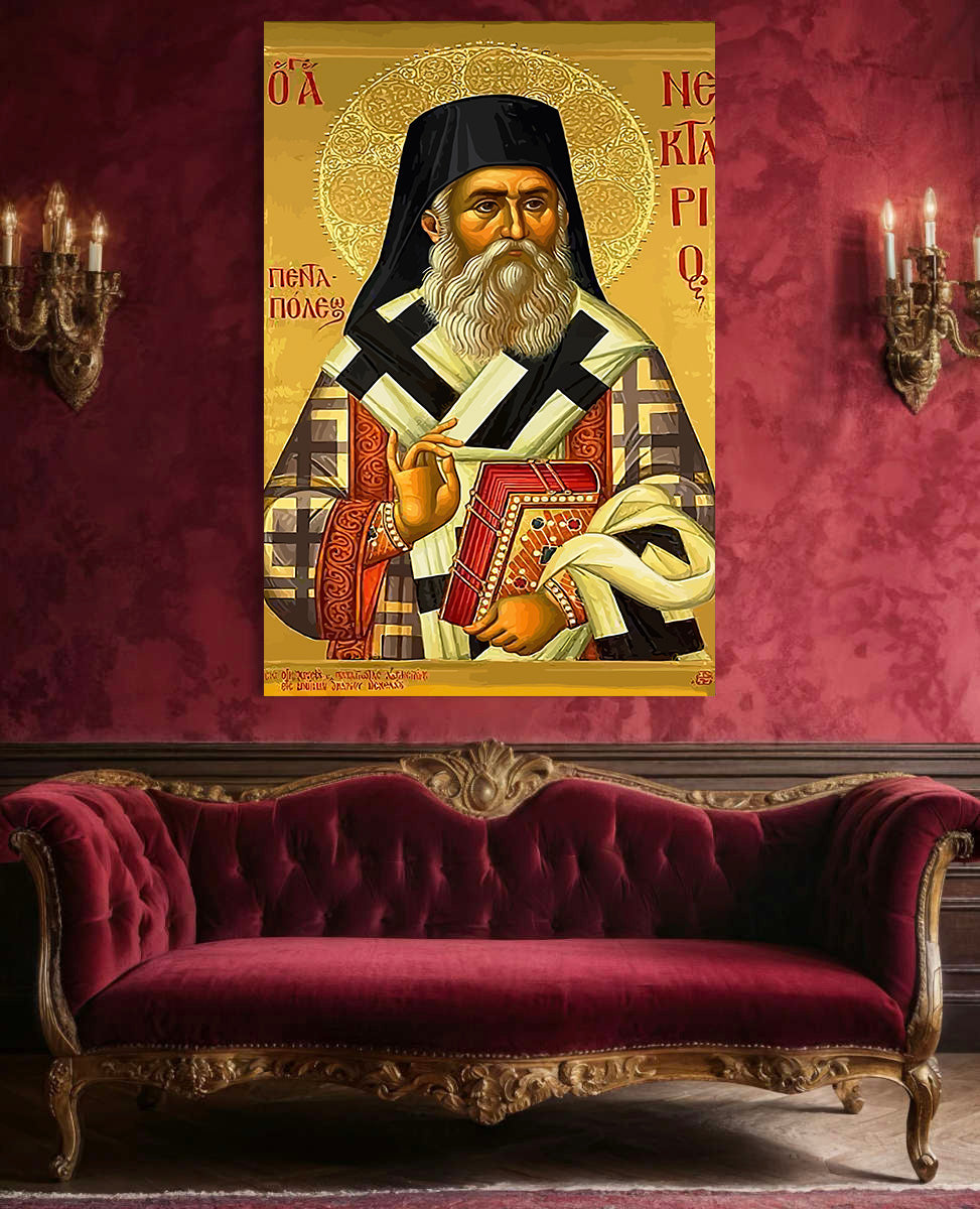 Set Pictură pe numere – Sfântul Nectarie De Eghina 6419