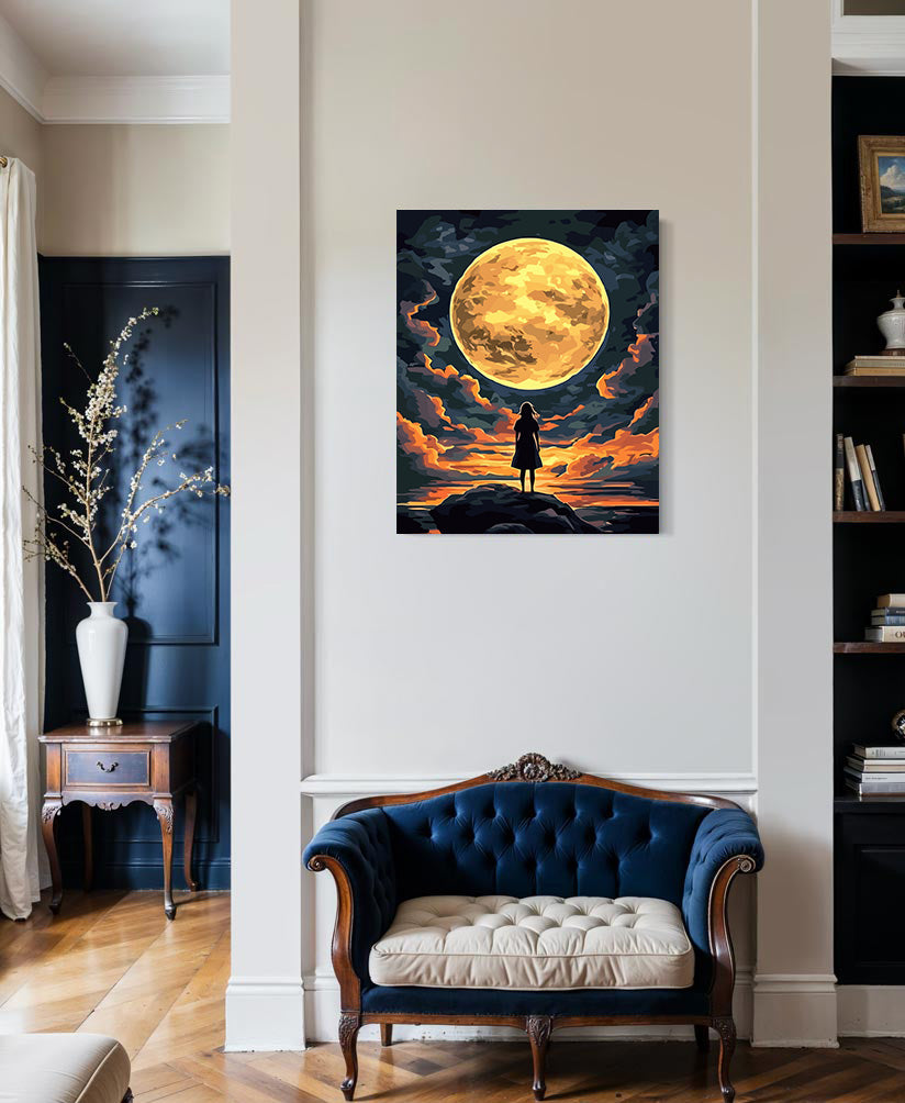 Set Pictură pe numere – De Vorbă Cu Lună 6424