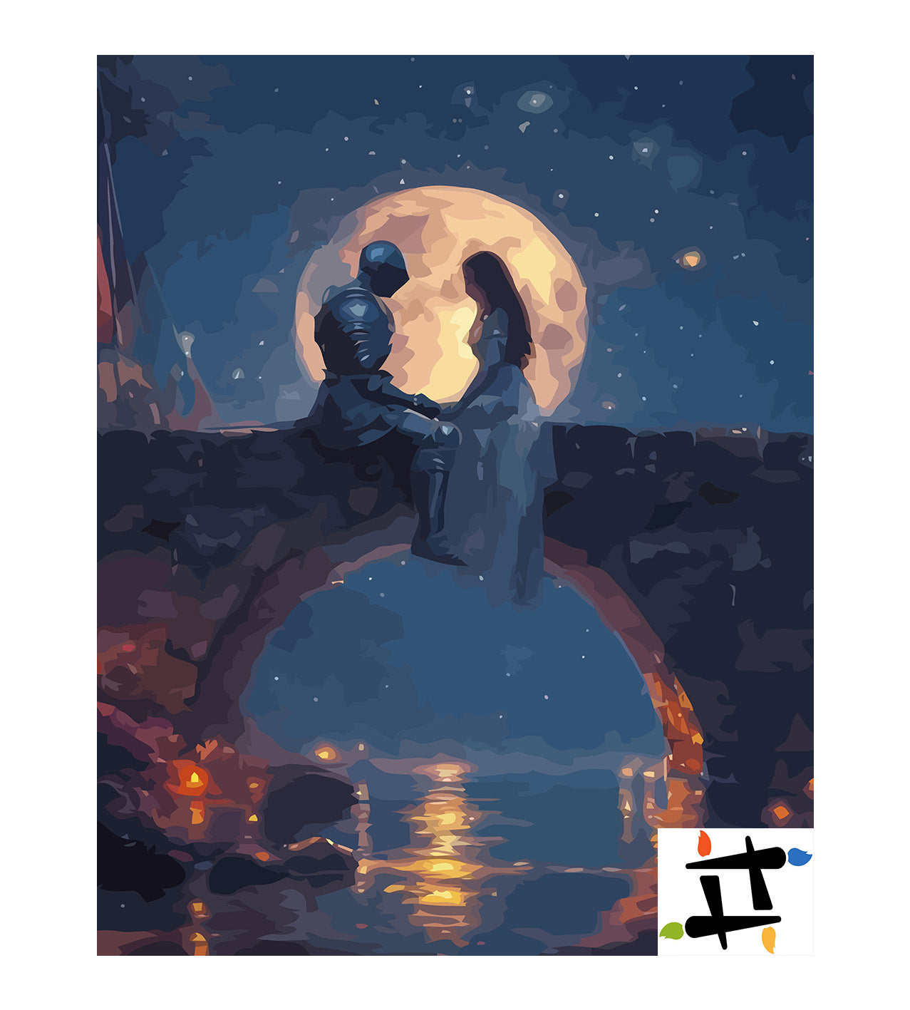 Set Pictură pe numere – Dragoste Medievală 6425