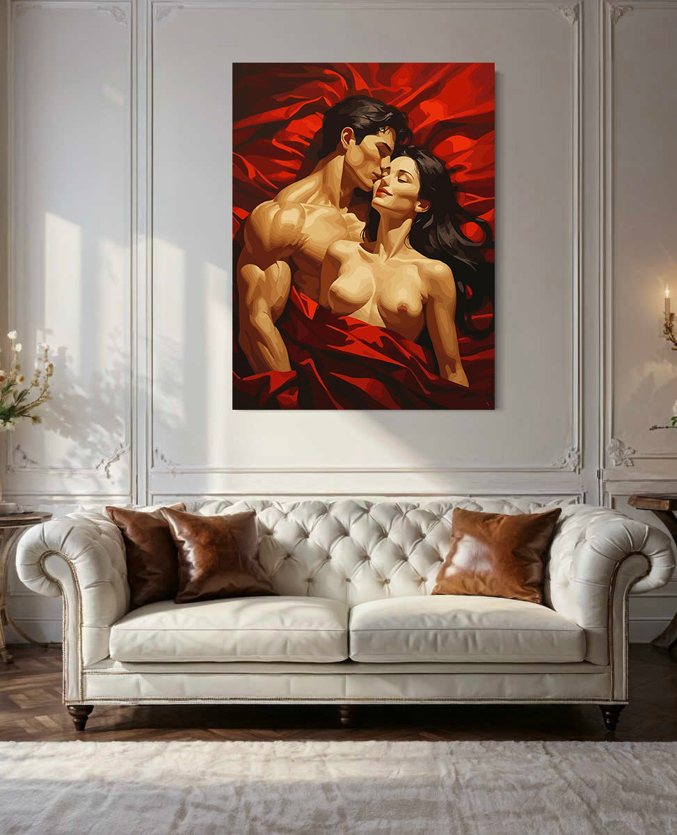Set Pictură pe numere – Cuplu Sensual 6460