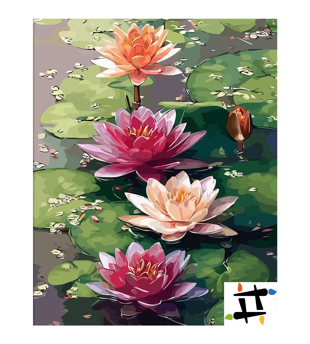 Pictura pe Numere – Oglinda apei 6607