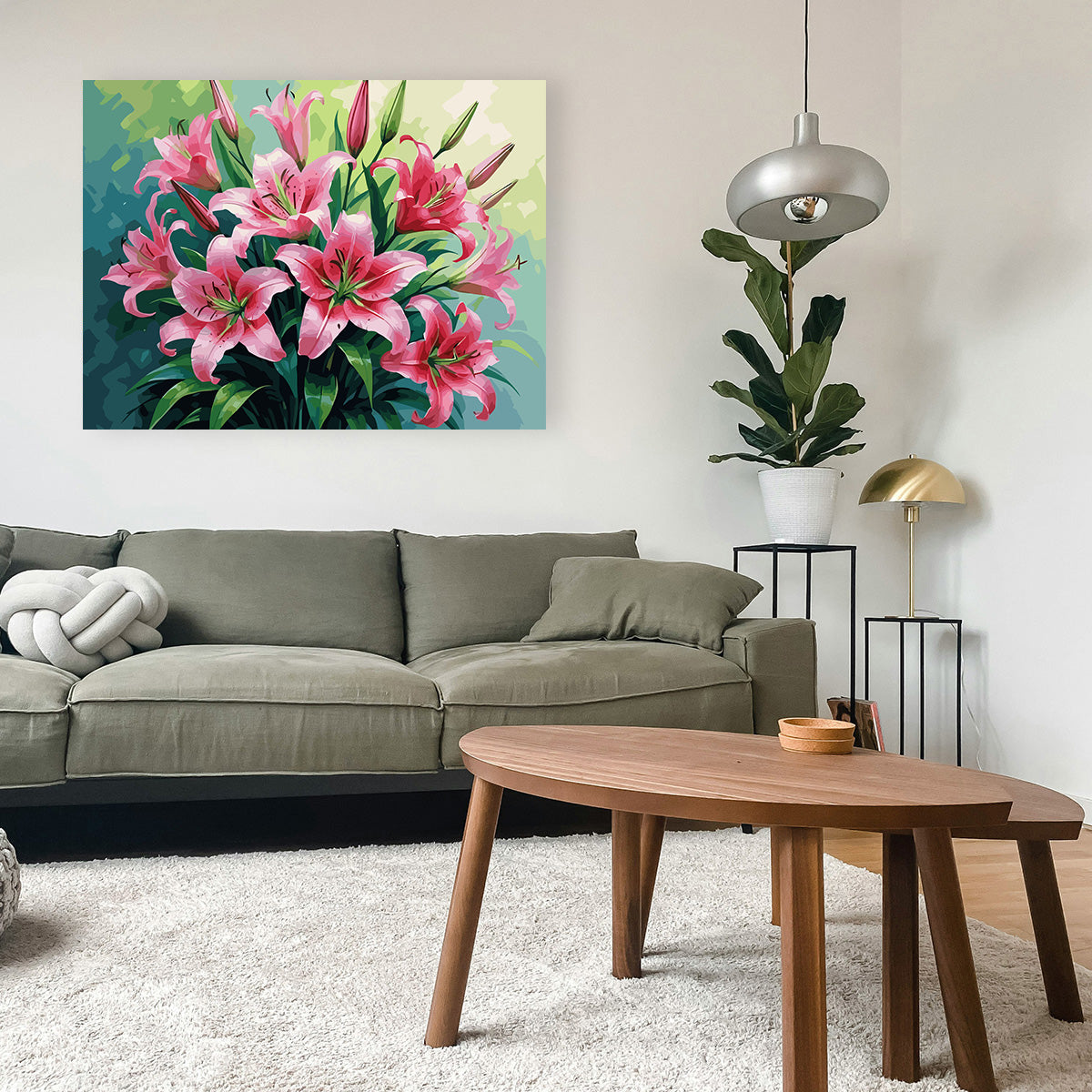 Pictura pe Numere – Ritmuri de Crin Imperial 6805