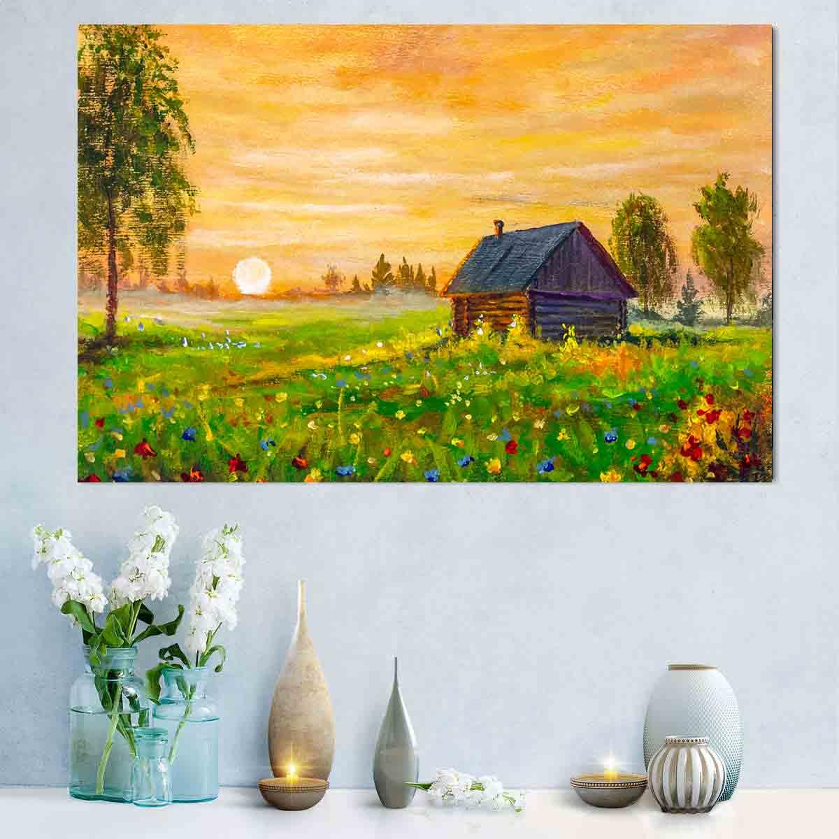 Tableau sur toile - Campagne