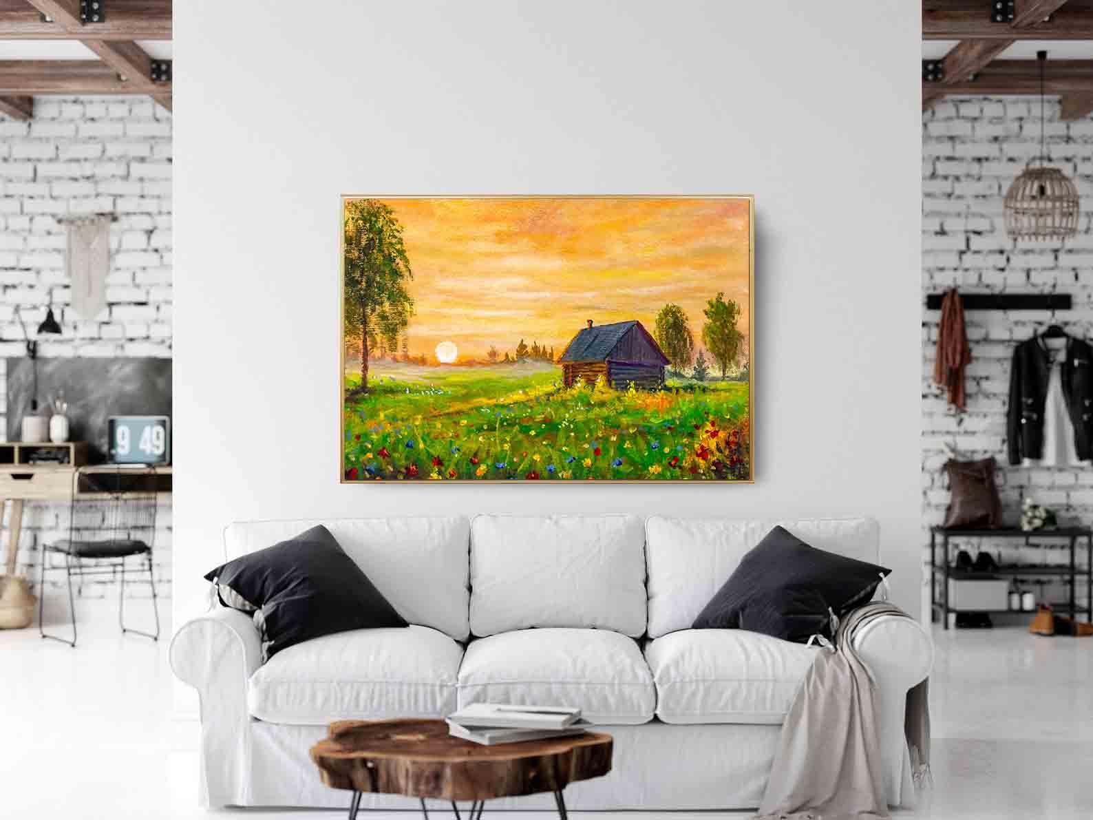 Tableau sur toile - Campagne