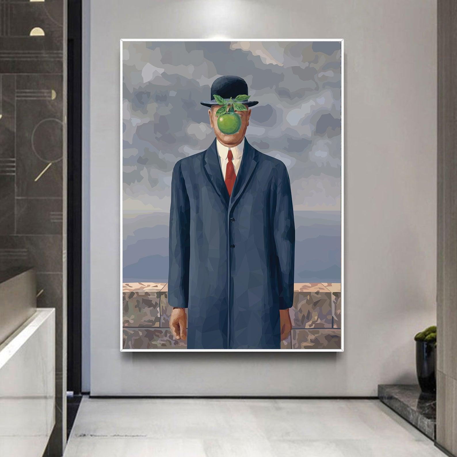 Tablou Canvas - Fiul Omului de Rene Magritte