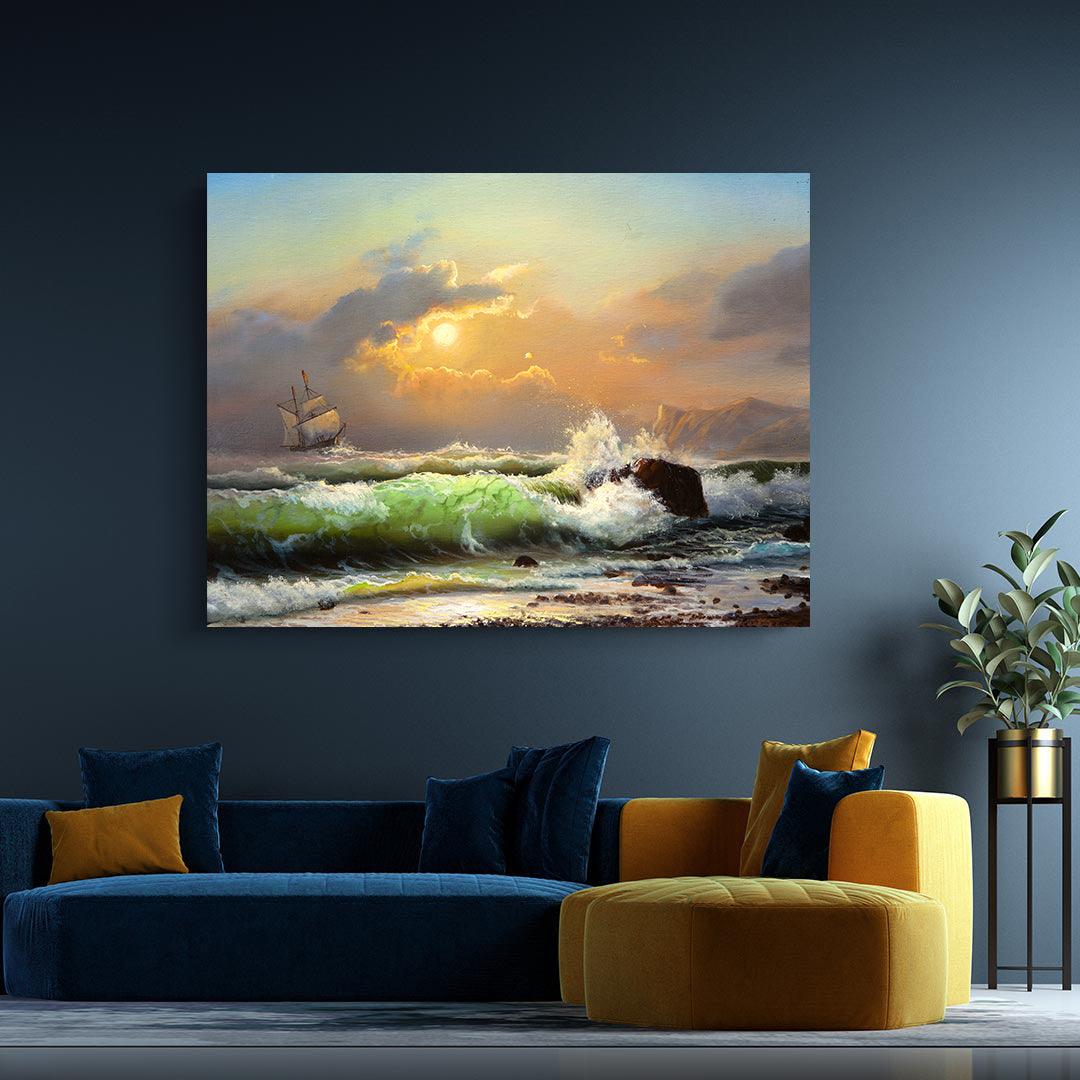 Tableau sur toile - Voilier