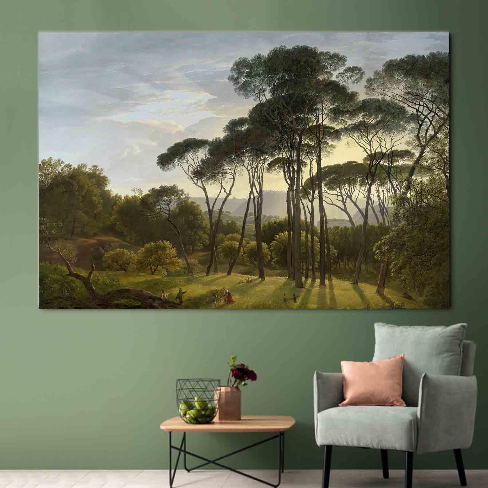 Peinture sur toile - Paysage tropical