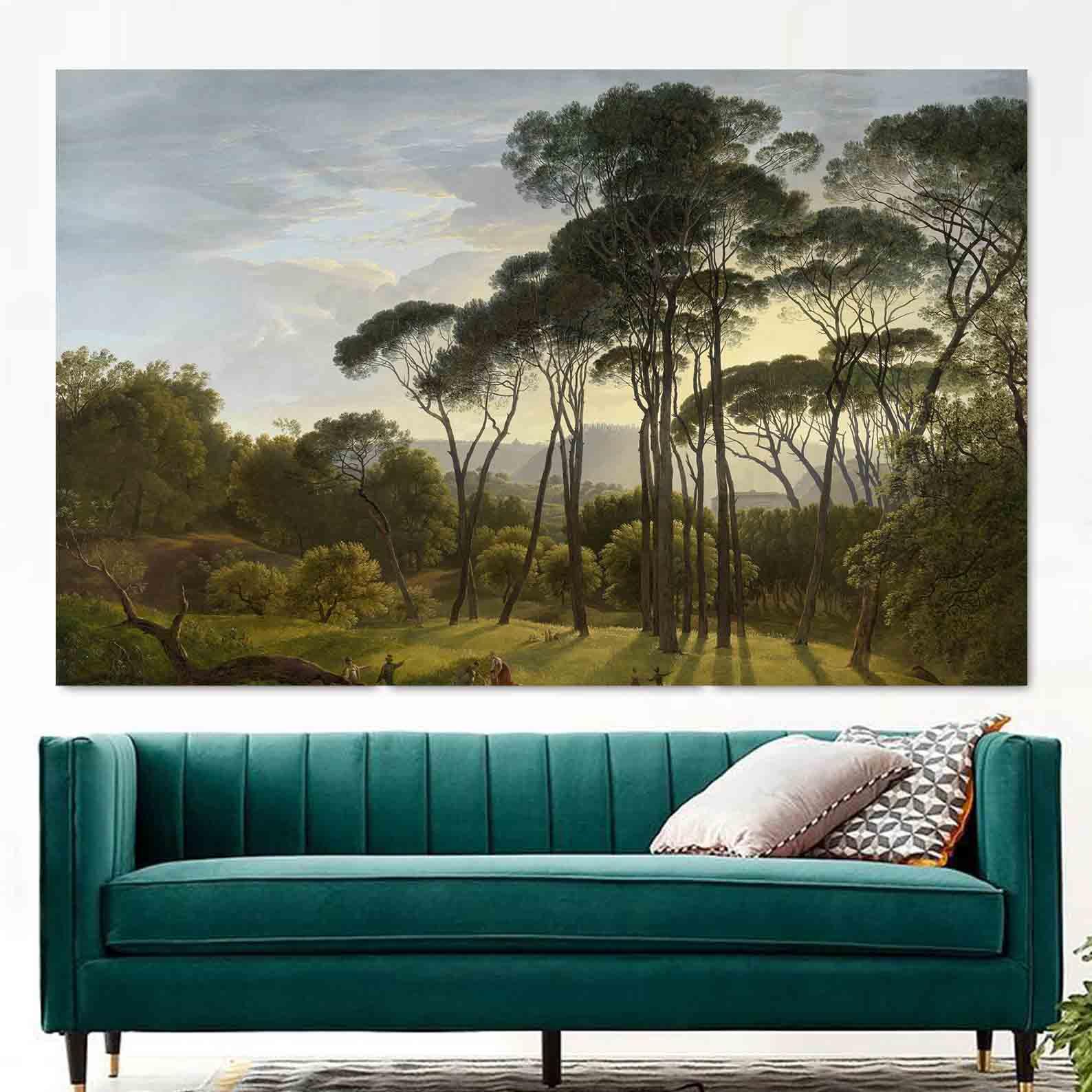 Peinture sur toile - Paysage tropical