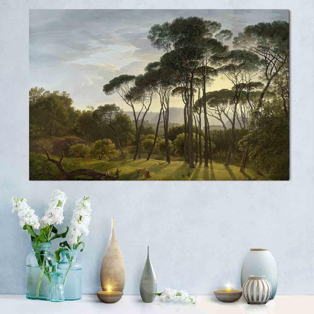 Peinture sur toile - Paysage tropical