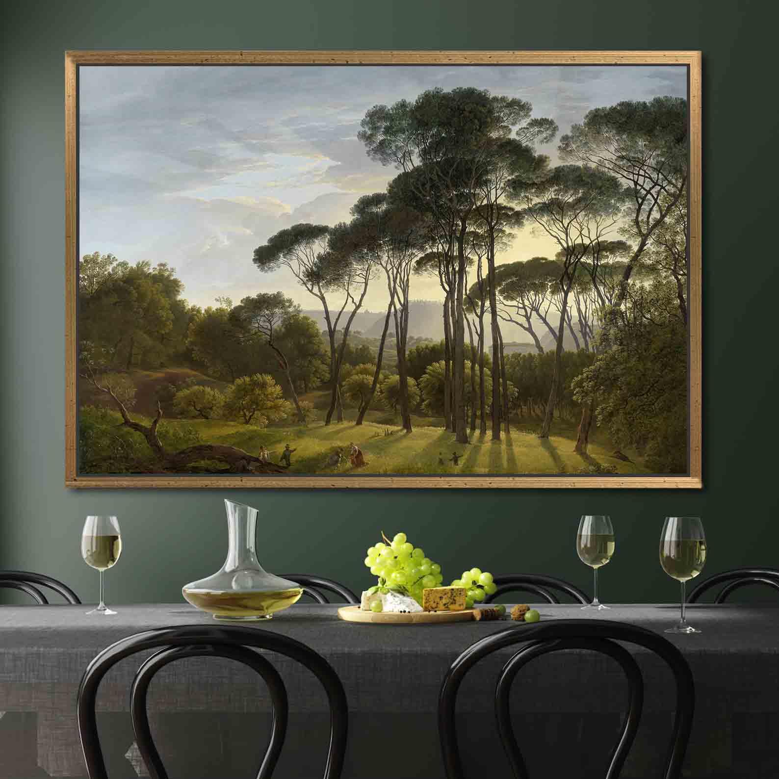 Peinture sur toile - Paysage tropical