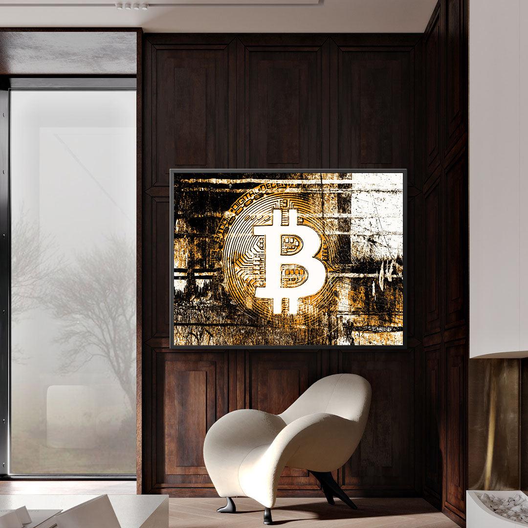 Tablou Canvas - Bitcoin