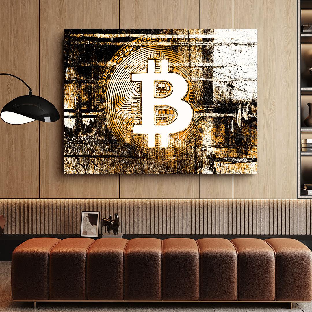 Tablou Canvas - Bitcoin