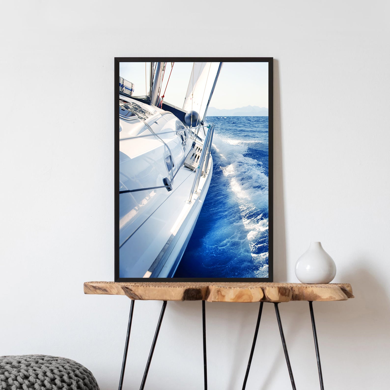 Peinture sur toile - Yachting