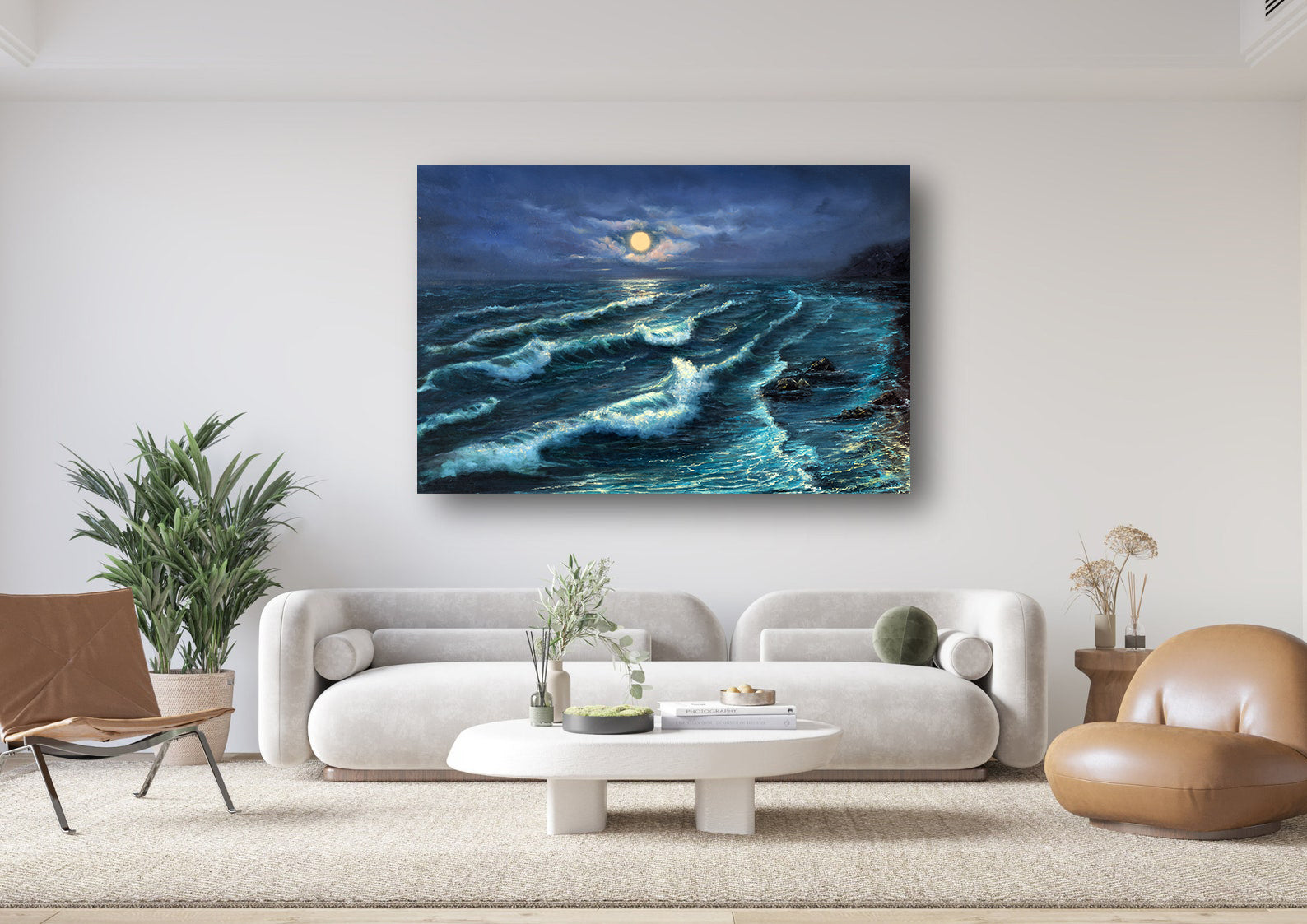 Peinture sur toile - Vagues de la mer