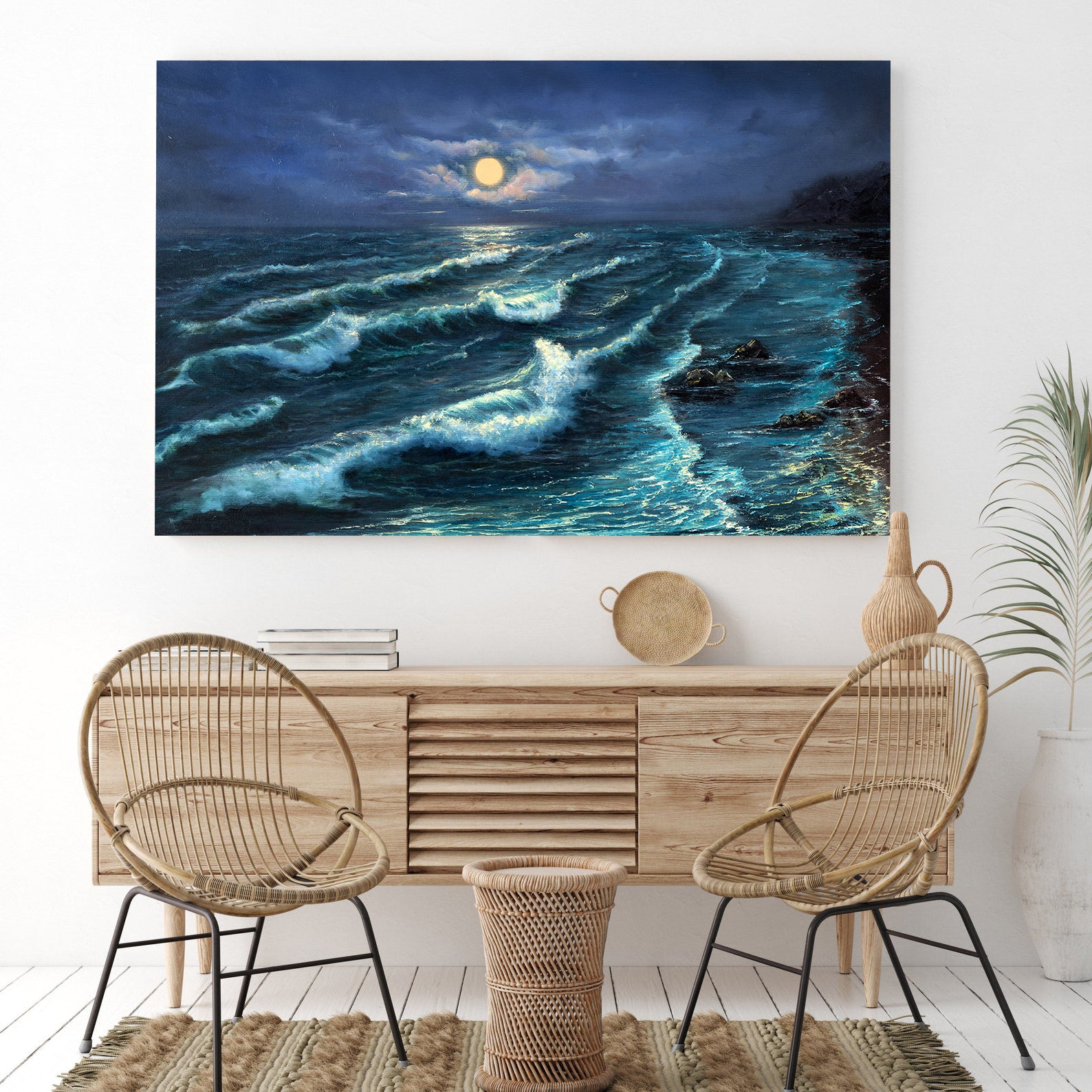 Peinture sur toile - Vagues de la mer