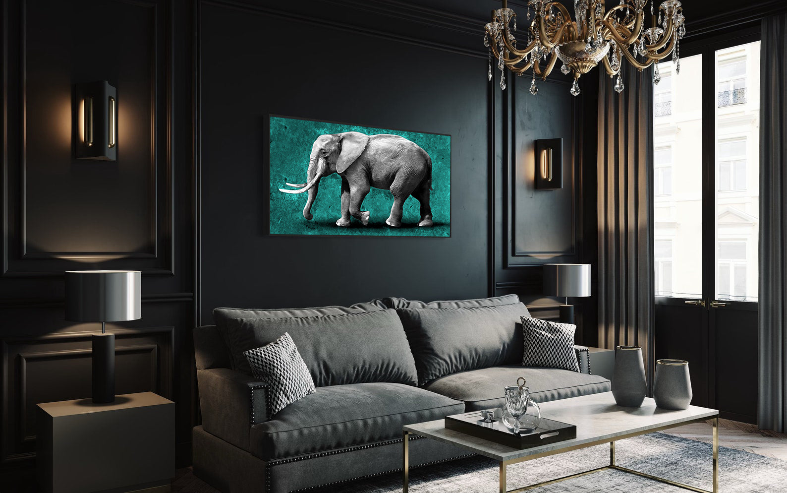 Tablou Canvas - Elefant
