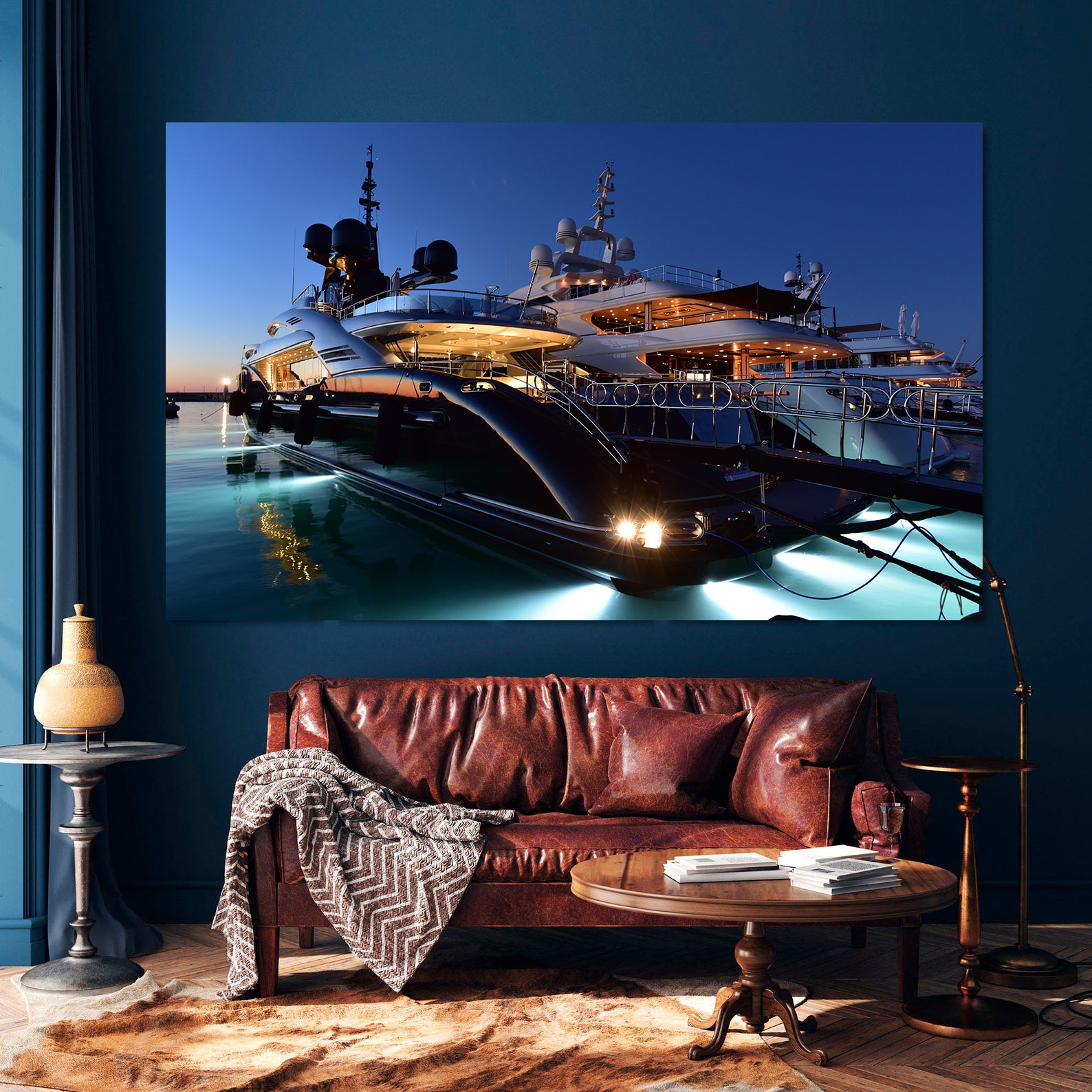 Peinture sur toile - Yachts de luxe