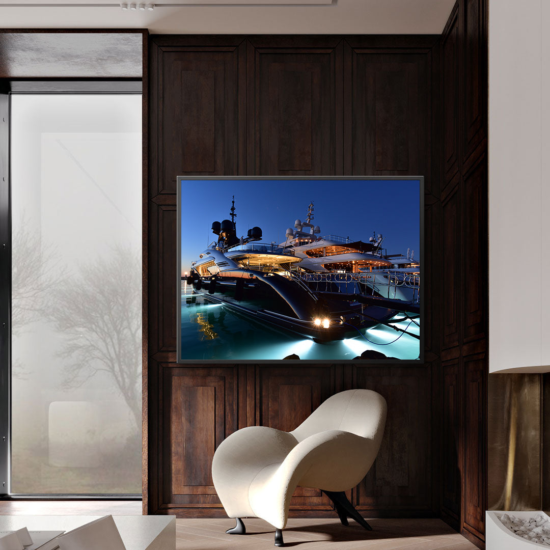 Peinture sur toile - Yachts de luxe