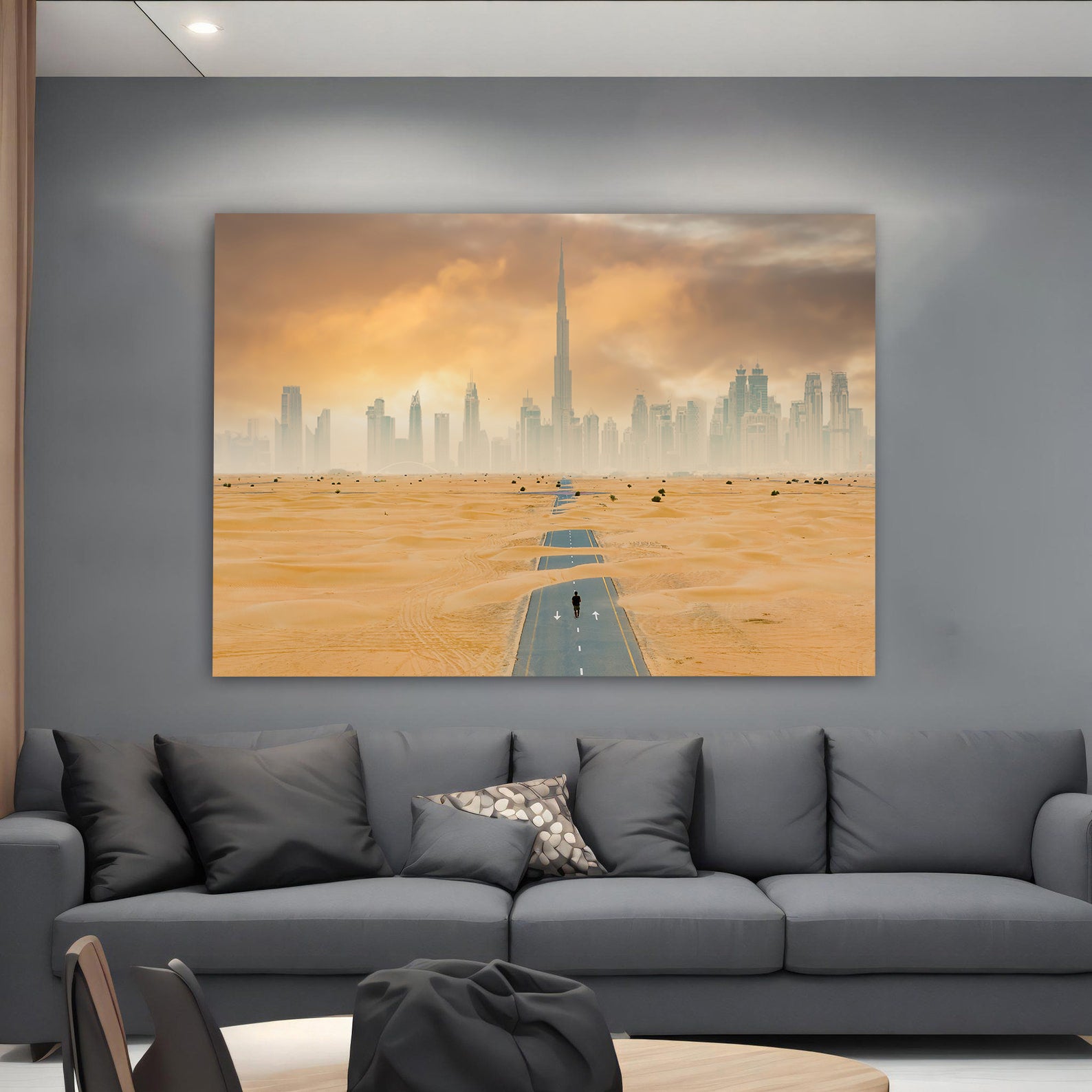 Peinture sur toile - Désert de Dubaï