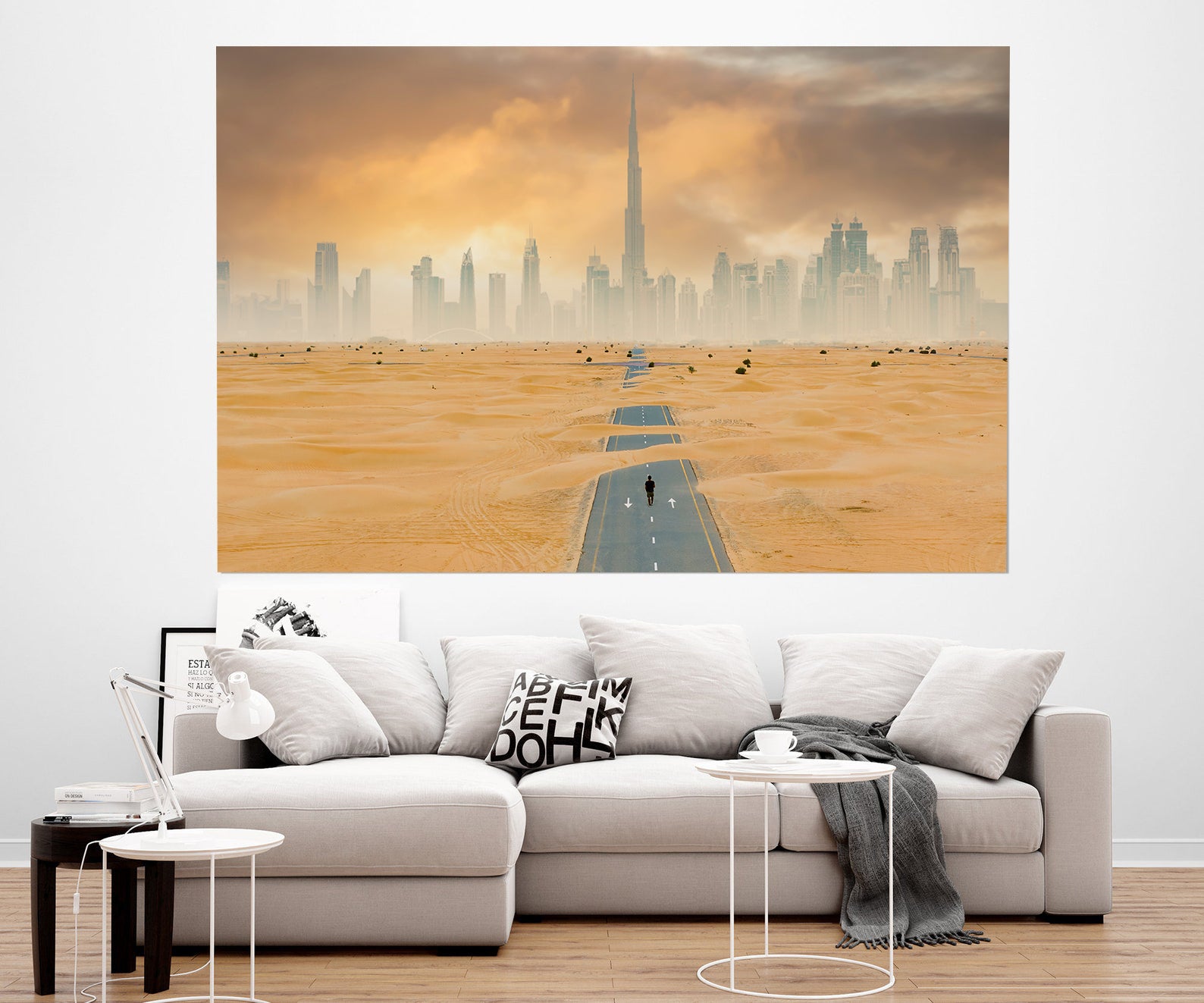 Peinture sur toile - Désert de Dubaï