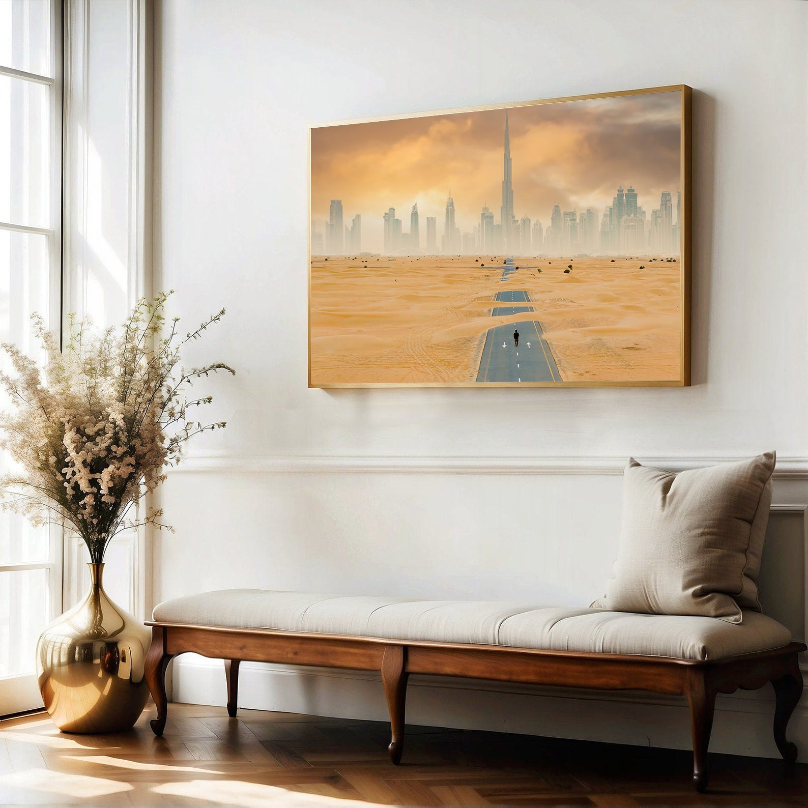 Peinture sur toile - Désert de Dubaï