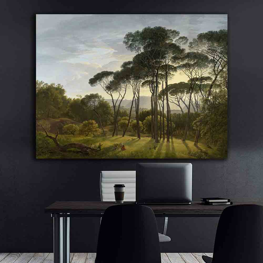 Peinture sur toile - Paysage tropical