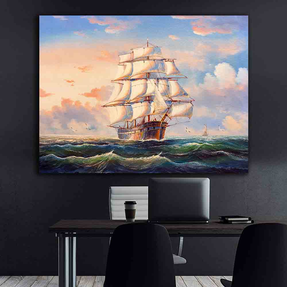 Tableau sur toile - Voilier