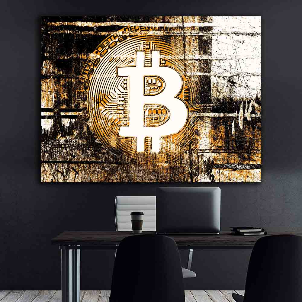 Tablou Canvas - Bitcoin