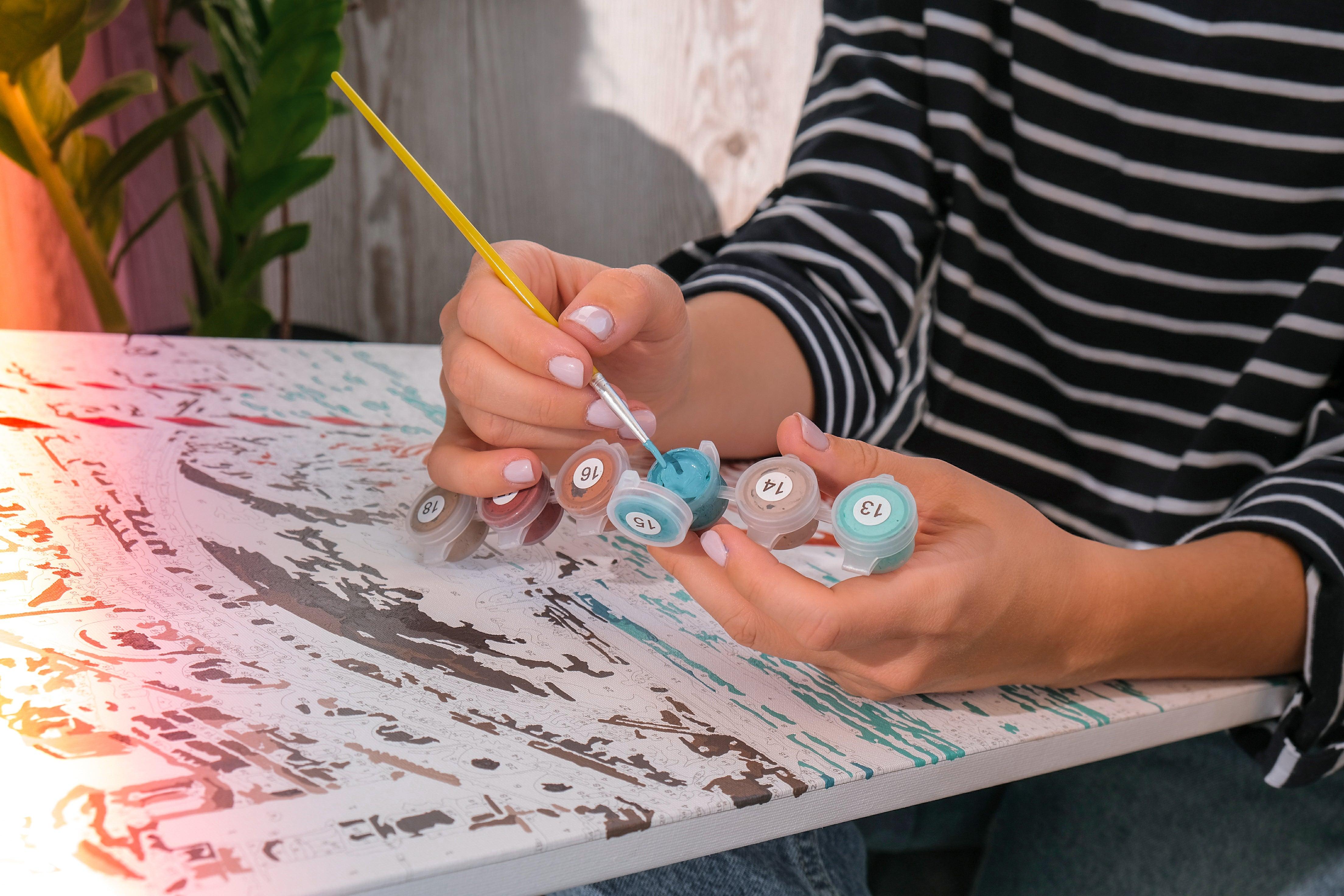 Peinture par numéros - Roses roses 4317