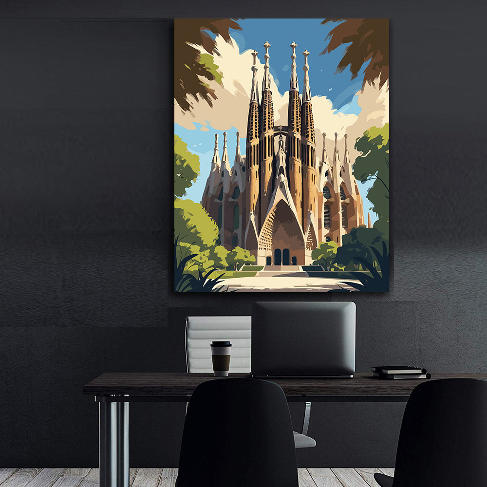 Set Pictură pe numere – Sagrada Familia 6364