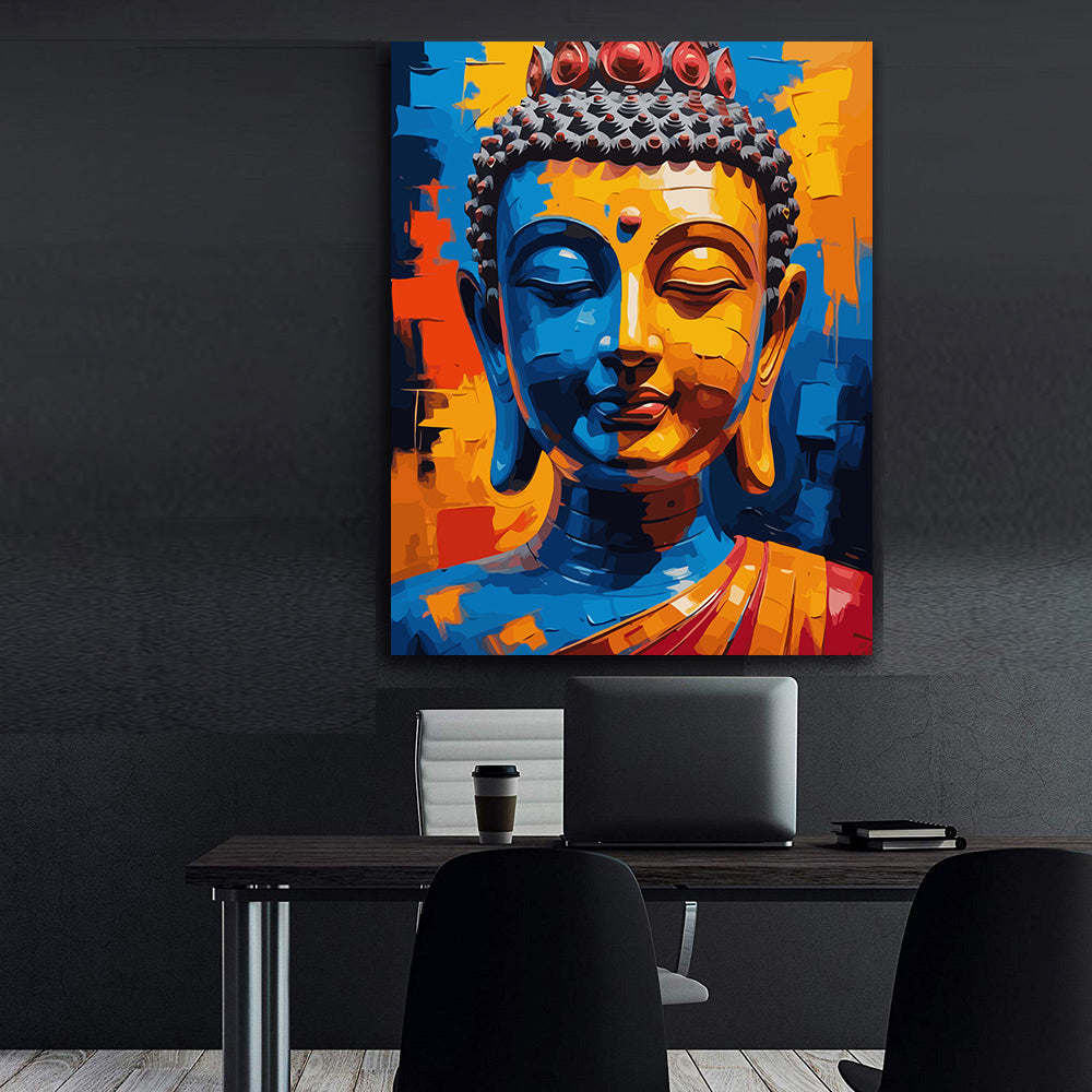 Set Pictură pe numere – Gautama Buddha 6367