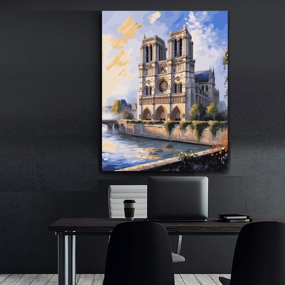 Set Pictură pe numere – Catedrala Notre Dame 6400