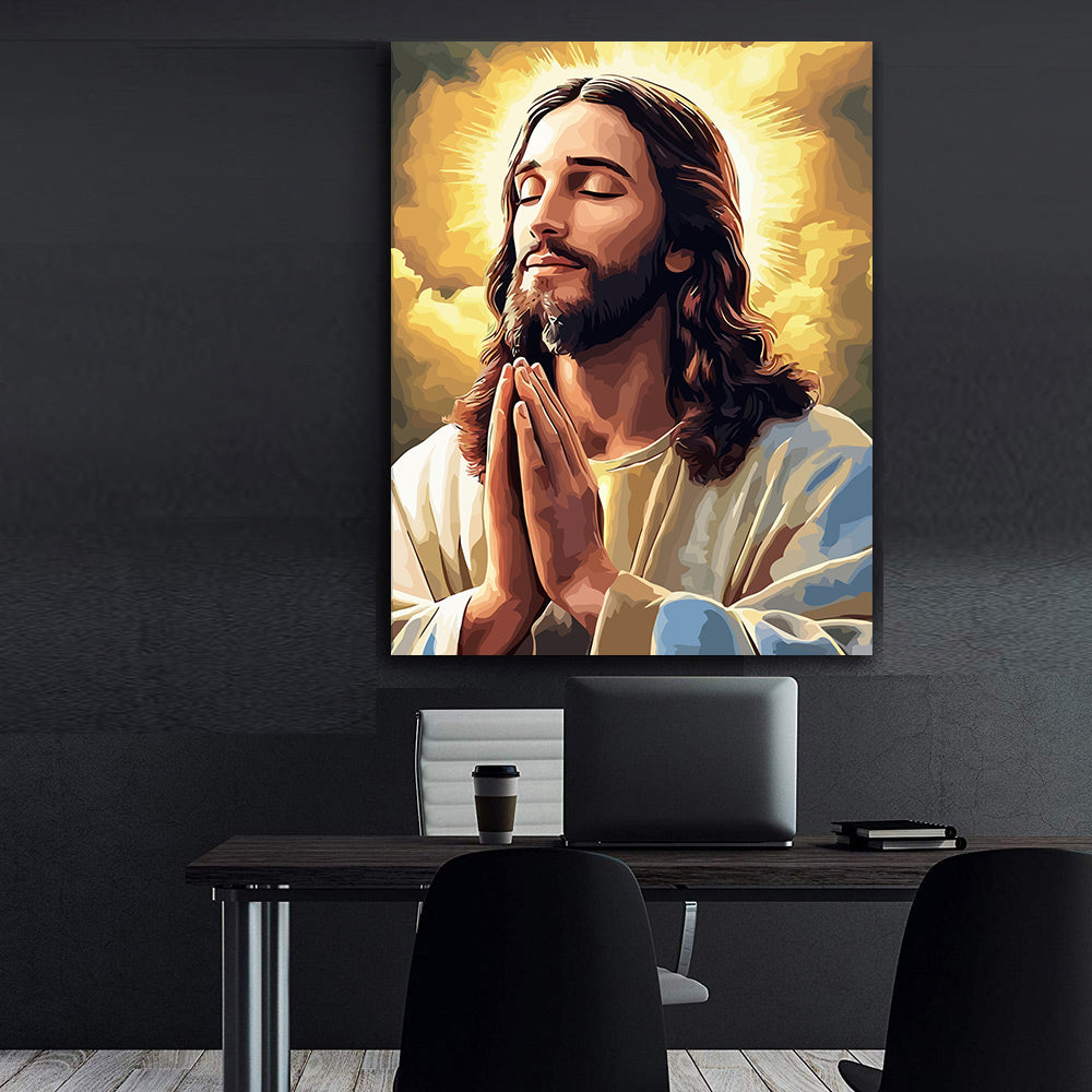 Set Pictură pe numere – Rugăciunea Lui Isus Hristos 6261