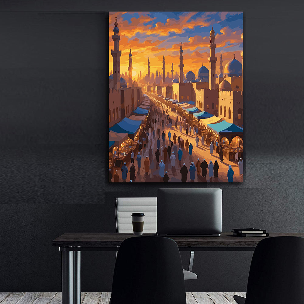 Set Pictură pe numere – Orientul Mijlociu La Apus 6368