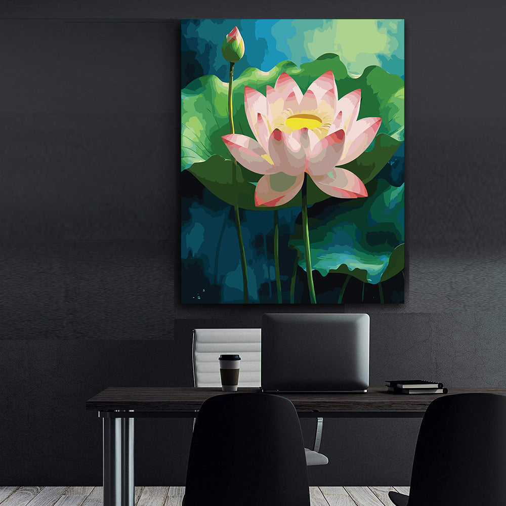 Pictura pe Numere – Lumina lotusului 7146