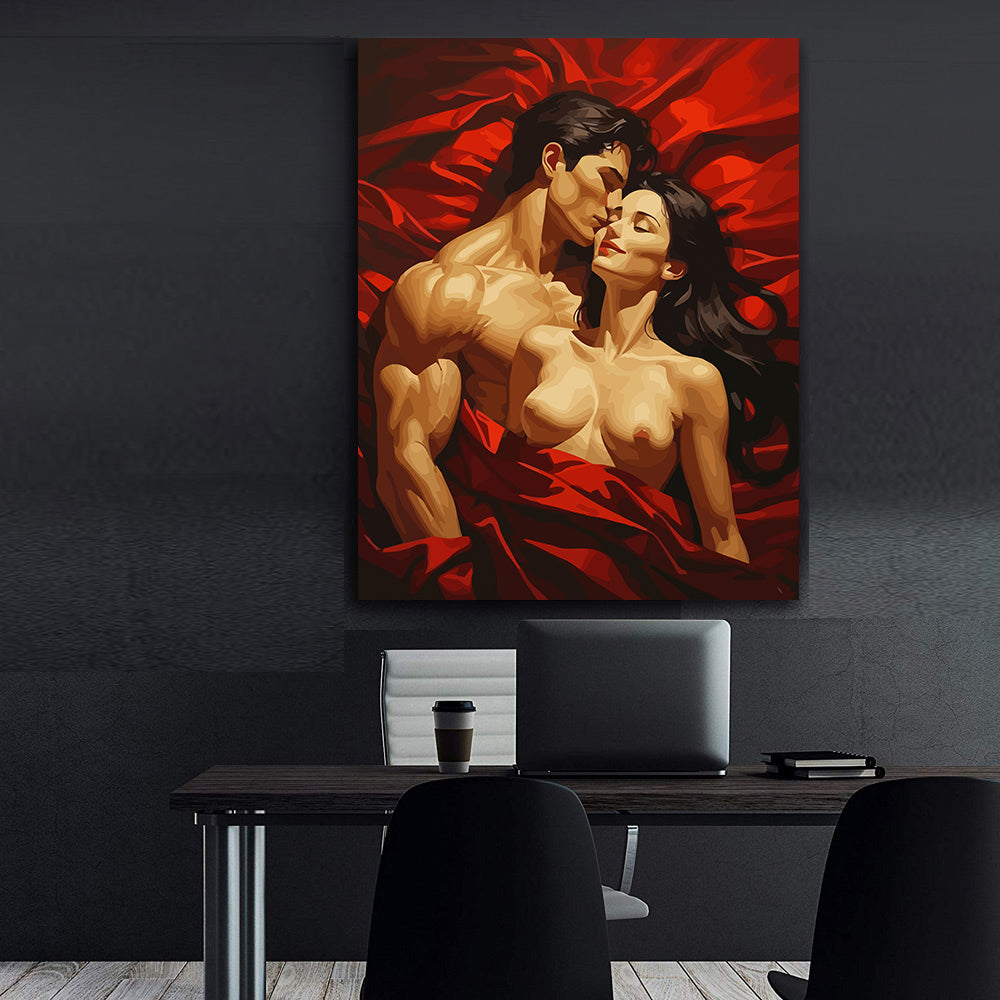 Set Pictură pe numere – Cuplu Sensual 6460