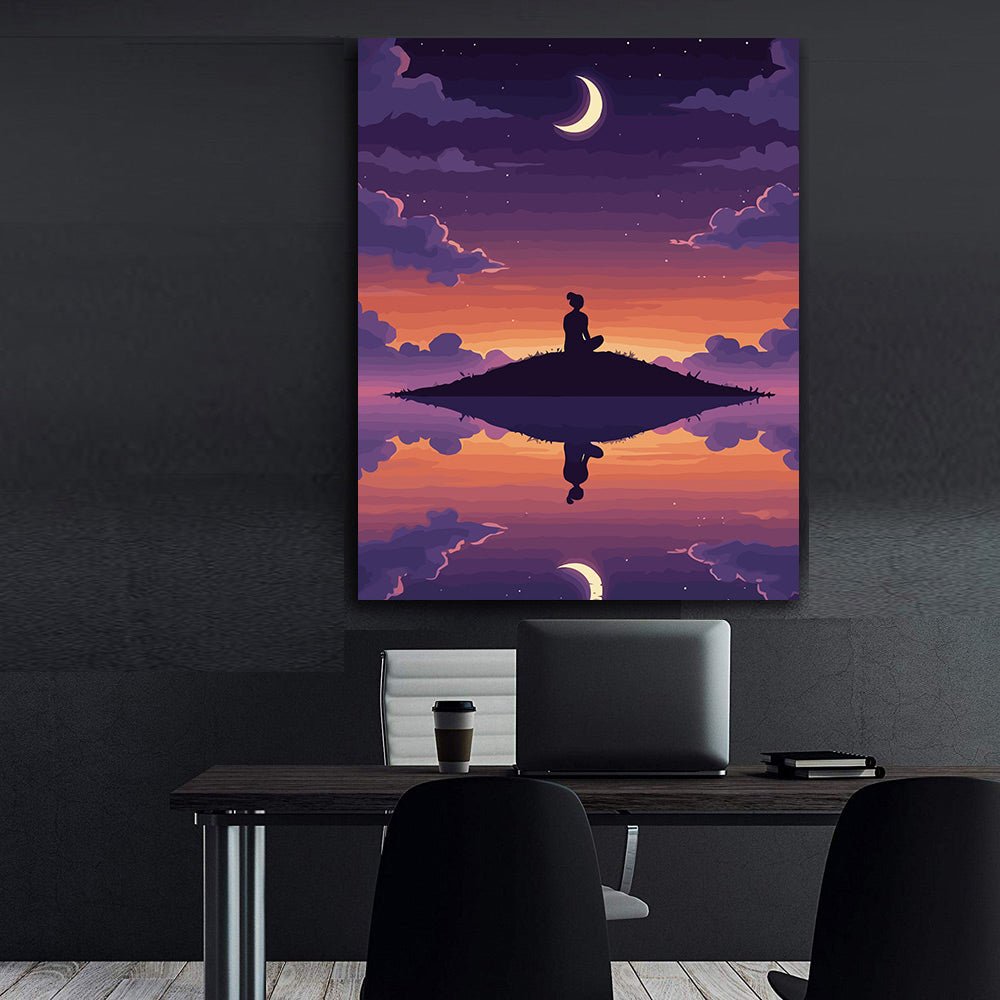 Set Pictură pe numere – Meditație Și Reflexie 6309