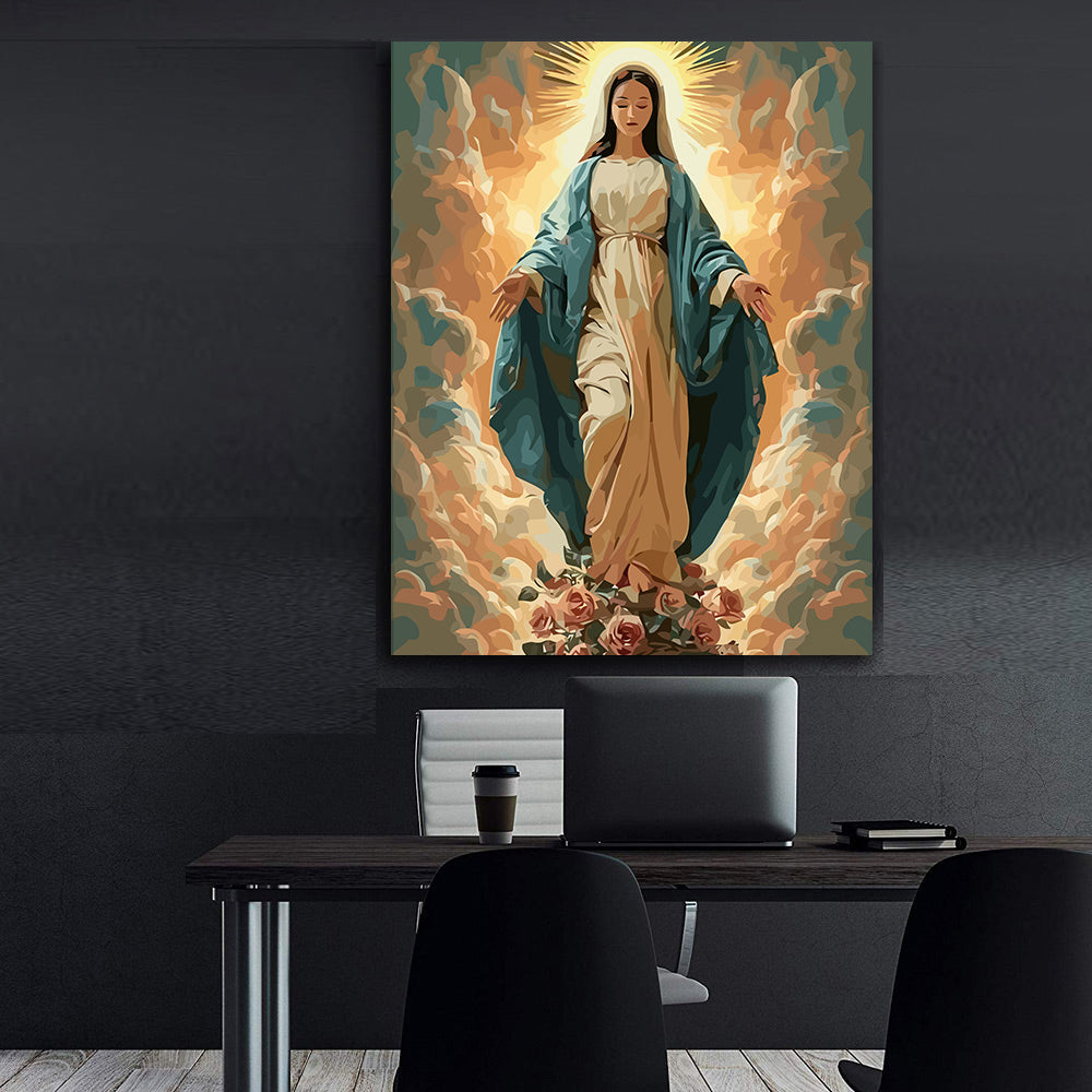 Set Pictură pe numere – Fecioara Maria 6273