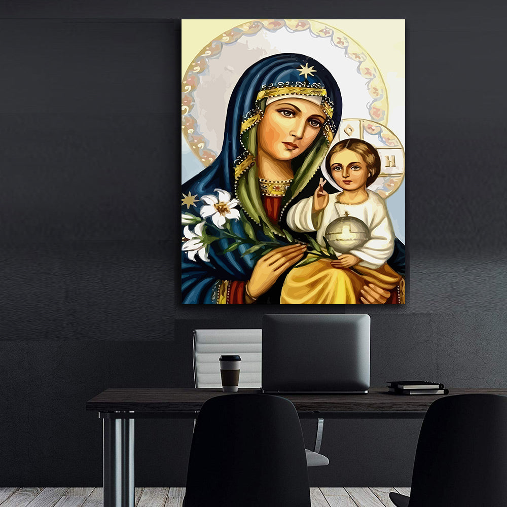 Set Pictură pe numere – Maica Domnului 6032