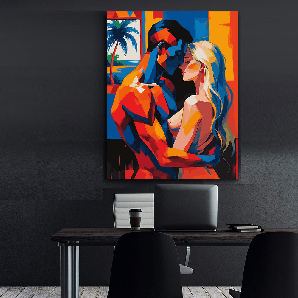 Set Pictură pe numere – Cuplu Îndrăgostit 6456