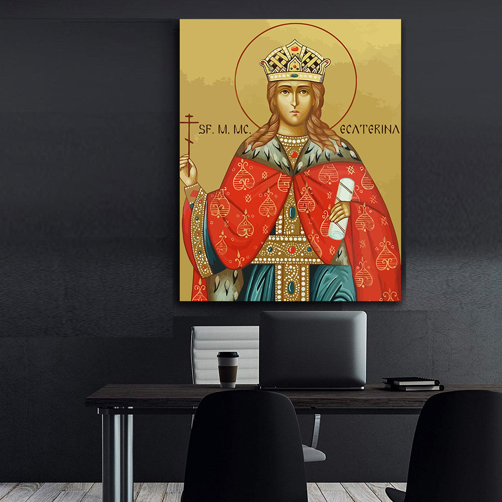 Set Pictură pe numere – Sfânta Ecaterina 6036