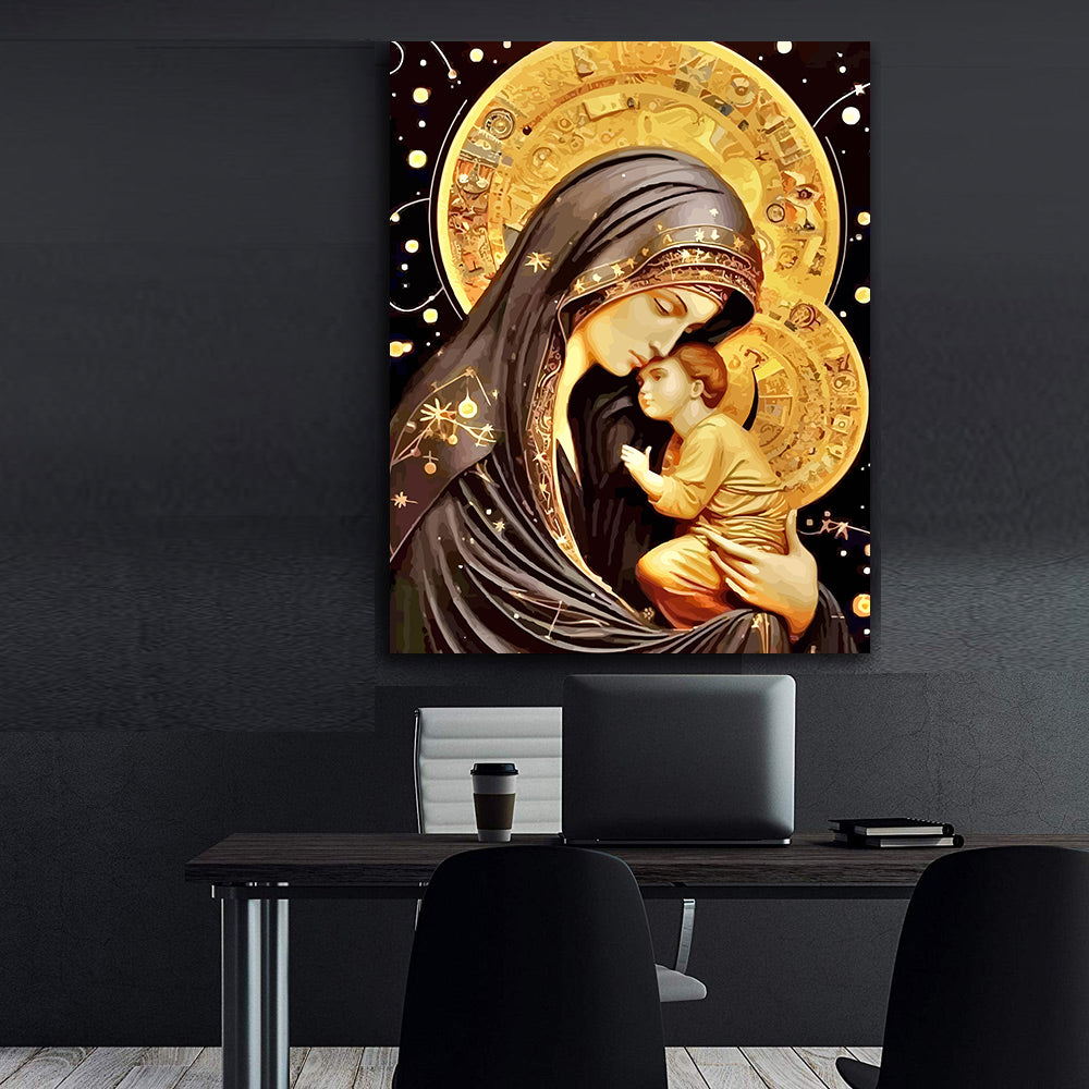 Set Pictură pe numere – Maica Domnului 6040